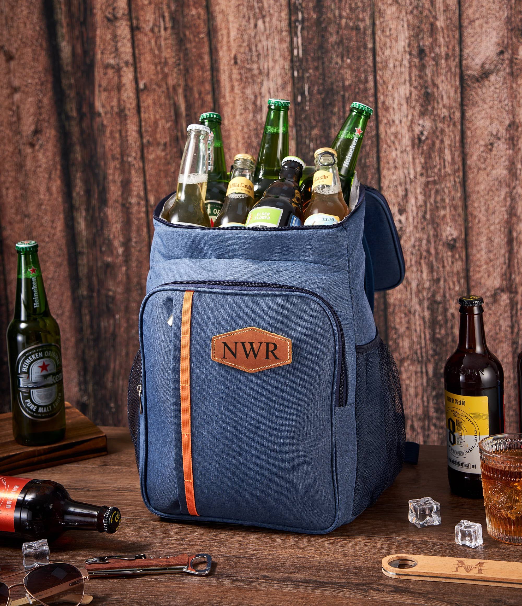 Personalized Groomsmen Gift Cooler Bag with Bottle Opener, Gift for Me –  JackLeatherStudio